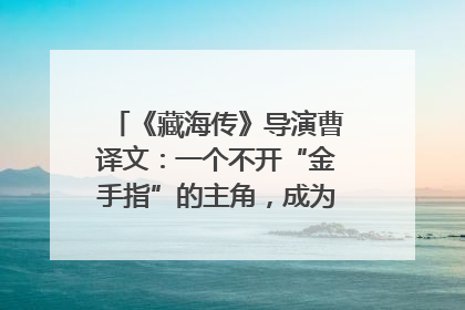 《藏海传》导演曹译文：一个不开“金手指”的主角，成为苍生守护者