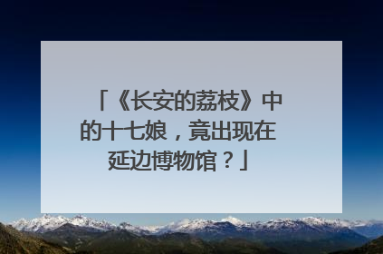 《长安的荔枝》中的十七娘，竟出现在延边博物馆？