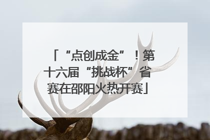“点创成金”！第十六届“挑战杯”省赛在邵阳火热开赛