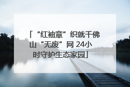 “红袖章”织就千佛山“无废”网 24小时守护生态家园