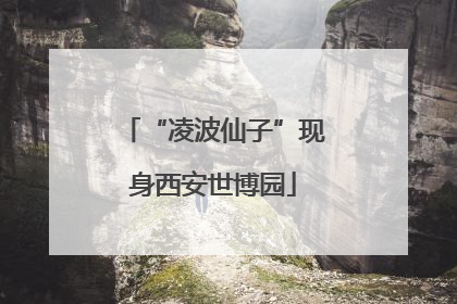 “凌波仙子”现身西安世博园