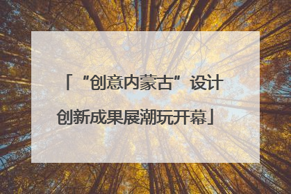 “创意内蒙古”设计创新成果展潮玩开幕