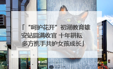 “呵护花开”初潮教育雄安站圆满收官 十年耕耘 多方携手共护女孩成长