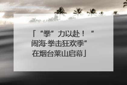 “拳”力以赴！“闹海·拳击狂欢季”在烟台莱山启幕