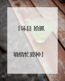 环县 抢抓墒情忙夏种
