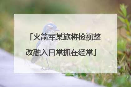 火箭军某旅将检视整改融入日常抓在经常