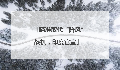 瞄准取代“阵风”战机，印度官宣