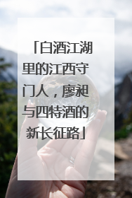 白酒江湖里的江西守门人，廖昶与四特酒的新长征路