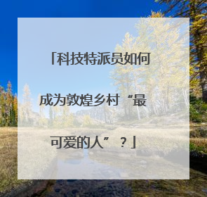科技特派员如何成为敦煌乡村“最可爱的人”？