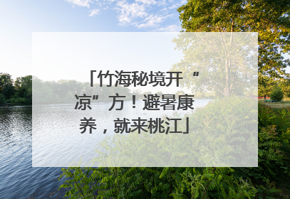 竹海秘境开“凉”方！避暑康养，就来桃江
