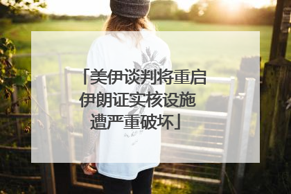 美伊谈判将重启 伊朗证实核设施遭严重破坏