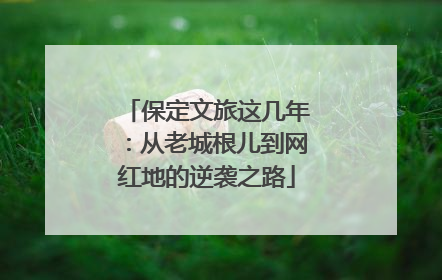 保定文旅这几年：从老城根儿到网红地的逆袭之路