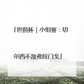 世俱杯｜小组赛：切尔西不敌弗拉门戈