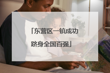 东营区一镇成功跻身全国百强
