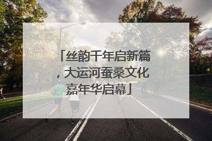 丝韵千年启新篇，大运河蚕桑文化嘉年华启幕