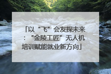 以“飞”会友探未来：“金陵工匠”无人机培训赋能就业新方向