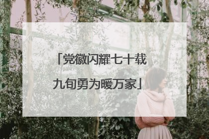 党徽闪耀七十载 九旬勇为暖万家