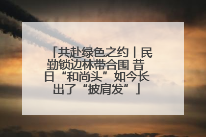 共赴绿色之约丨民勤锁边林带合围 昔日“和尚头”如今长出了“披肩发”