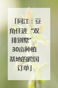 同江：豆角住进“双排别墅” 30亩种植基地的跨国订单