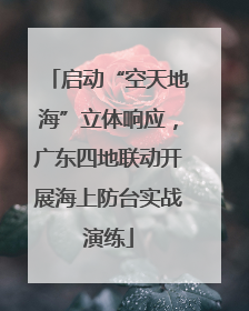 启动“空天地海”立体响应，广东四地联动开展海上防台实战演练