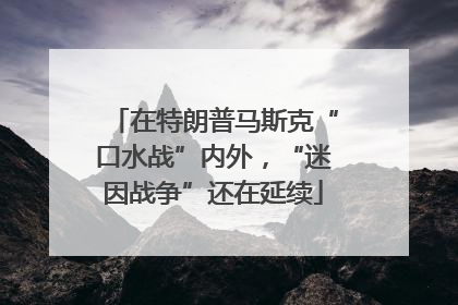 在特朗普马斯克“口水战”内外，“迷因战争”还在延续
