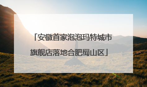 安徽首家泡泡玛特城市旗舰店落地合肥蜀山区