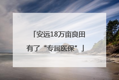 安远18万亩良田有了“专属医保”