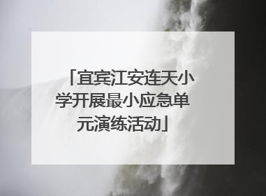宜宾江安连天小学开展最小应急单元演练活动