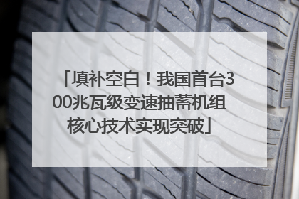 填补空白！我国首台300兆瓦级变速抽蓄机组核心技术实现突破