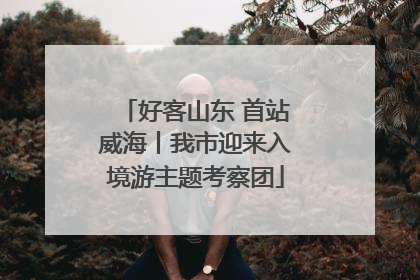 好客山东 首站威海丨我市迎来入境游主题考察团