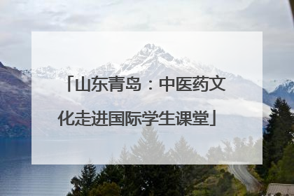 山东青岛：中医药文化走进国际学生课堂