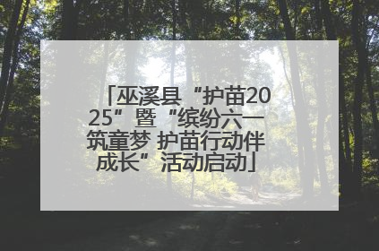 巫溪县“护苗2025”暨“缤纷六一筑童梦 护苗行动伴成长”活动启动
