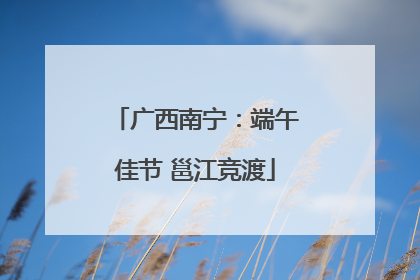 广西南宁：端午佳节 邕江竞渡