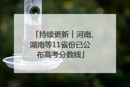 持续更新︱河南、湖南等11省份已公布高考分数线