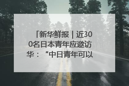 新华鲜报｜近300名日本青年应邀访华：“中日青年可以创造更好的未来”