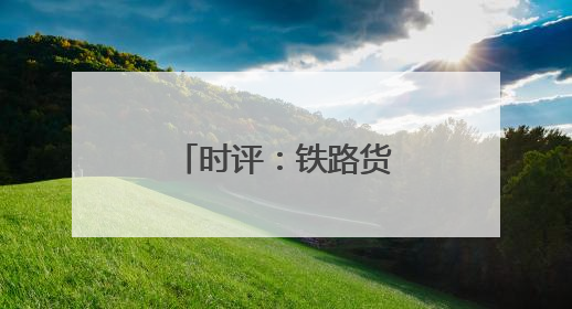 时评：铁路货运数据里的“中国经济脉动”