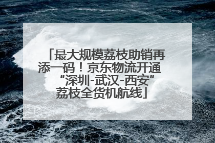 最大规模荔枝助销再添一码！京东物流开通“深圳-武汉-西安” 荔枝全货机航线