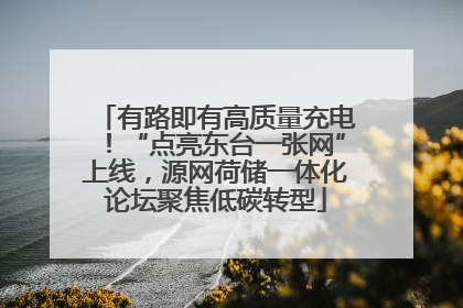 有路即有高质量充电！“点亮东台一张网”上线，源网荷储一体化论坛聚焦低碳转型