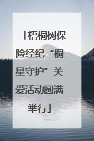 梧桐树保险经纪“桐星守护”关爱活动圆满举行