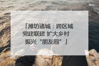 潍坊诸城：跨区域党建联建 扩大乡村振兴“朋友圈”