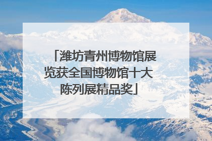潍坊青州博物馆展览获全国博物馆十大陈列展精品奖