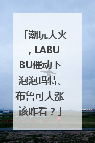 潮玩大火，LABUBU催动下泡泡玛特、布鲁可大涨该咋看？