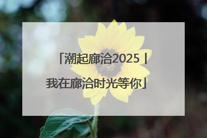 潮起廊洽2025丨我在廊洽时光等你
