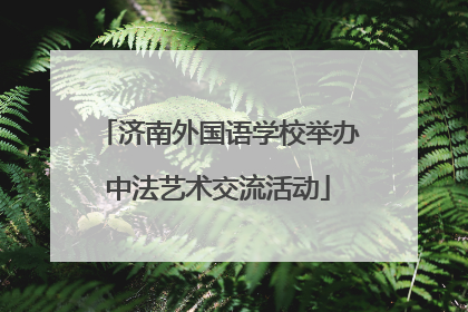 济南外国语学校举办中法艺术交流活动