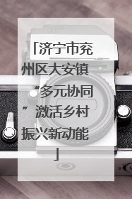 济宁市兖州区大安镇“多元协同”激活乡村振兴新动能