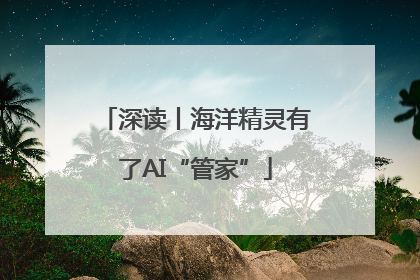深读丨海洋精灵有了AI“管家”