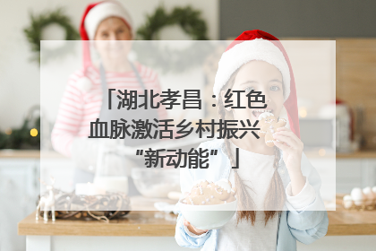湖北孝昌：红色血脉激活乡村振兴“新动能”