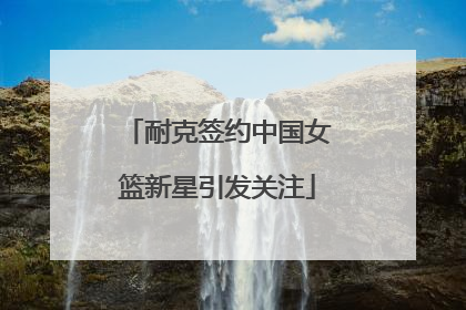 耐克签约中国女篮新星引发关注