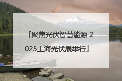 聚焦光伏智慧能源 2025上海光伏展举行