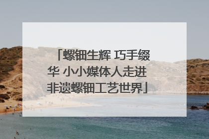 螺钿生辉 巧手缀华 小小媒体人走进非遗螺钿工艺世界